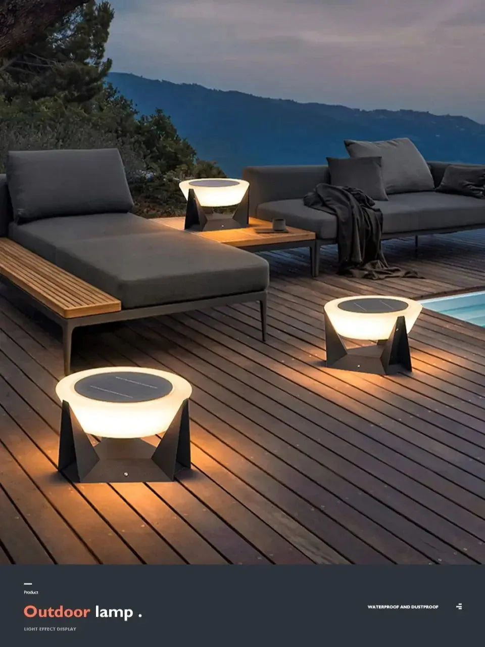 Verthara Premium Solar Post & Pillar Cap Garden Light