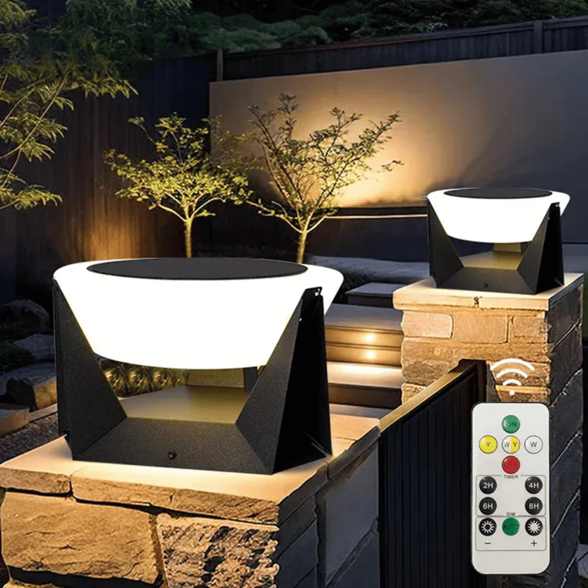 Verthara Premium Solar Post & Pillar Cap Garden Light