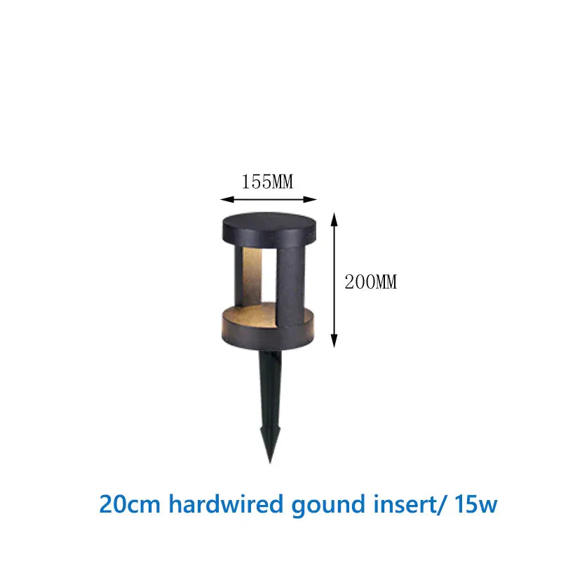 Verthara Premium Solar Powered LED Landscape Light – Waterproof - Auto On/Off - Aluminium - Outdoor Lights for House - 40cm Height H20cm Insert / cool white