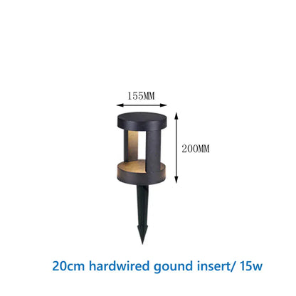Verthara Premium Solar Powered LED Landscape Light – Waterproof - Auto On/Off - Aluminium - Outdoor Lights for House - 40cm Height H20cm Insert / cool white