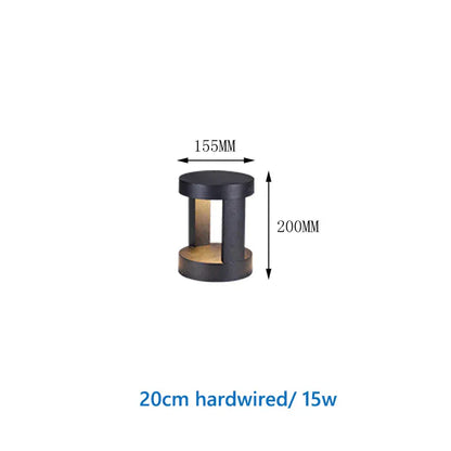 Verthara Premium Solar Powered LED Landscape Light – Waterproof - Auto On/Off - Aluminium - Outdoor Lights for House - 40cm Height H20cm hardwire / warm white