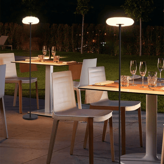 Verthara Premium Solar Powered Outdoor Floor Lamp – Cordless - Height Adjustable - IP54 Waterproof - USB-C Charging - Ideal For Garden And Patio