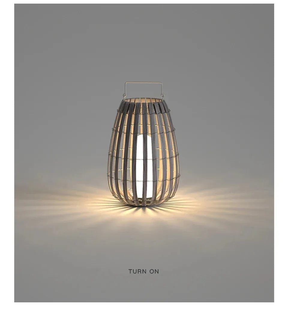 Verthara Premium Solar Rattan Woven Garden Lawn Light