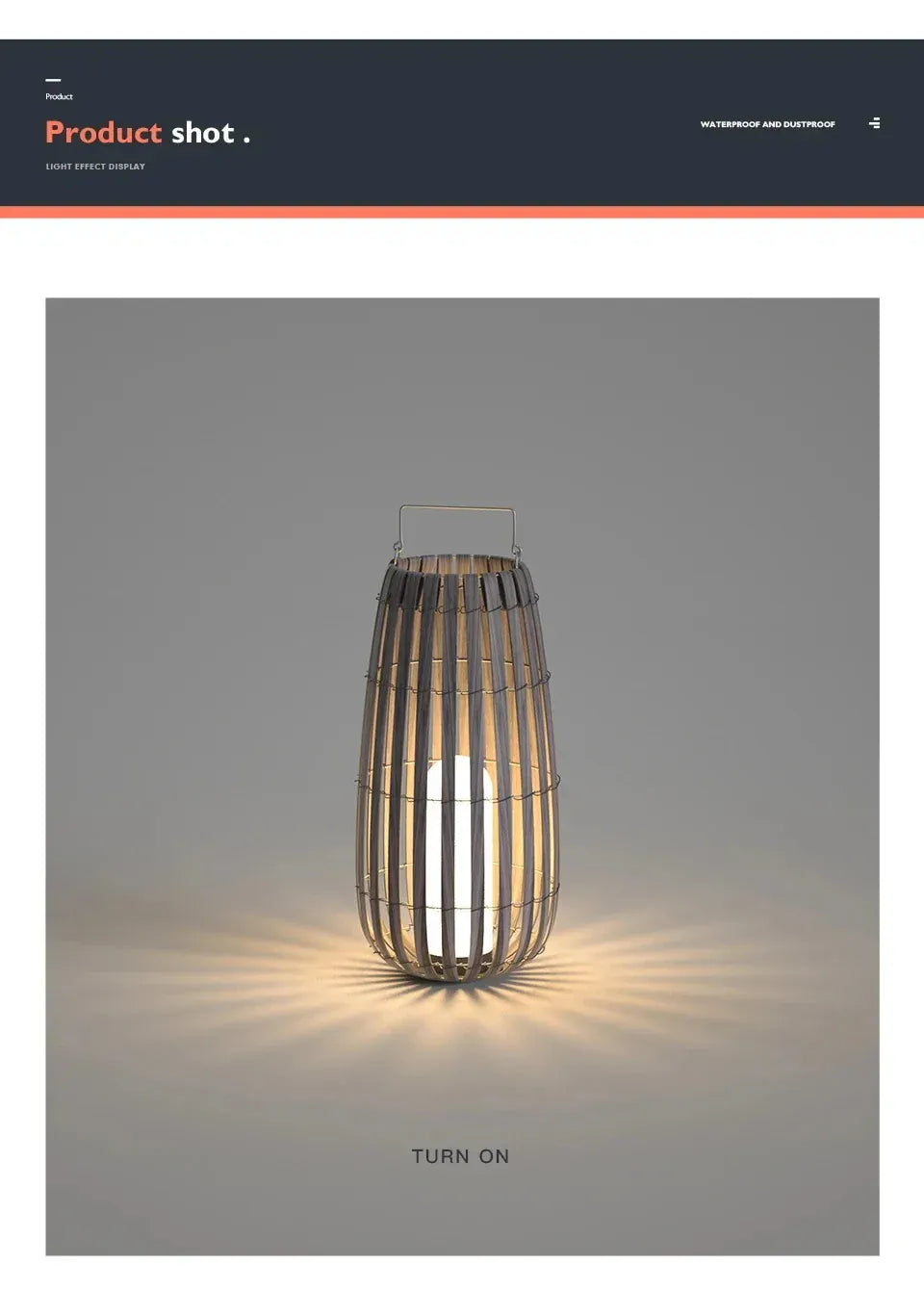 Verthara Premium Solar Rattan Woven Garden Lawn Light