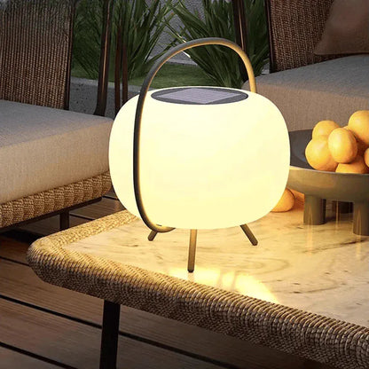 Verthara Premium Solar Rechargeable Camping & Garden Lantern 25cm