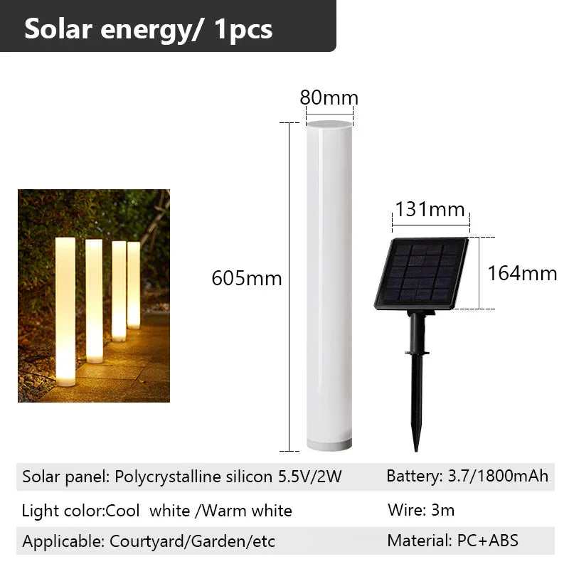 Verthara Premium Solar Spike Garden Path Light One-to-One