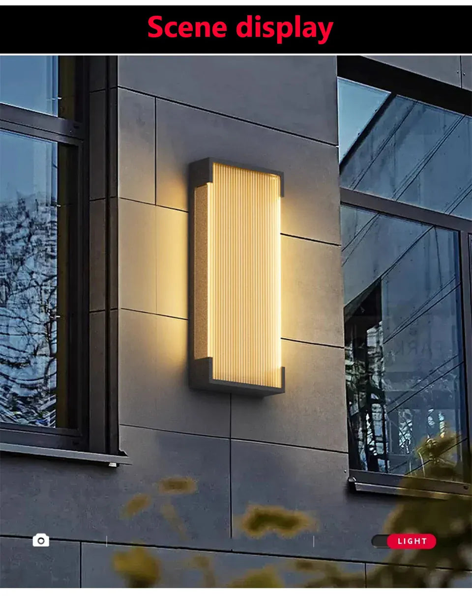 Verthara Premium Solar Stainless Steel Outdoor Wall Light