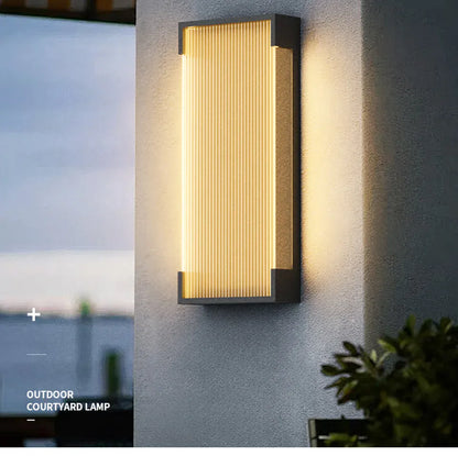 Verthara Premium Solar Stainless Steel Outdoor Wall Light