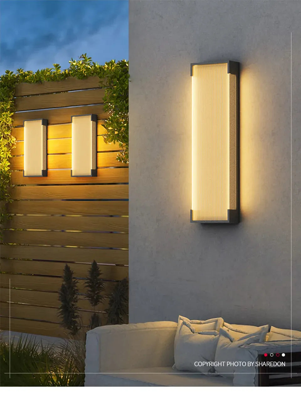 Verthara Premium Solar Stainless Steel Outdoor Wall Light