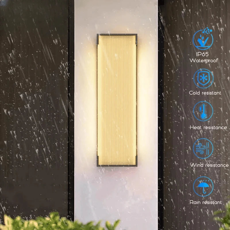 Verthara Premium Solar Stainless Steel Outdoor Wall Light
