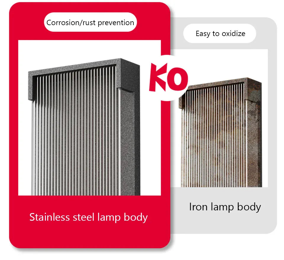Verthara Premium Solar Stainless Steel Outdoor Wall Light
