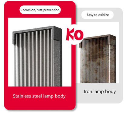 Verthara Premium Solar Stainless Steel Outdoor Wall Light