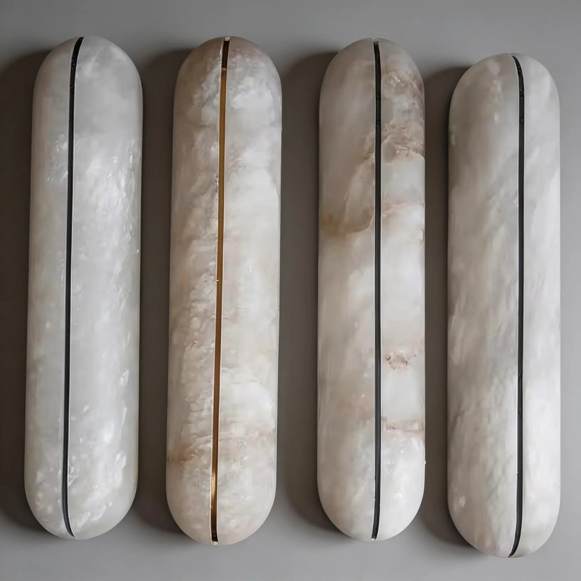 Verthara Premium Spanish Marble & Copper Wall Sconce