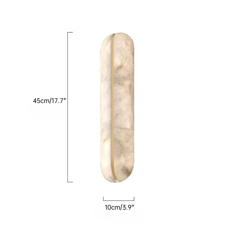 Verthara Premium Spanish Marble & Copper Wall Sconce C