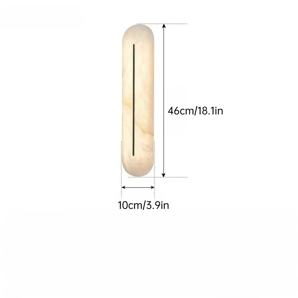 Verthara Premium Spanish Marble & Copper Wall Sconce A