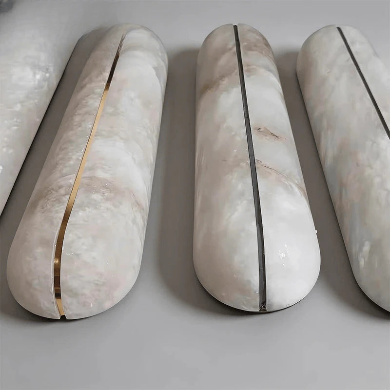 Verthara Premium Spanish Marble & Copper Wall Sconce