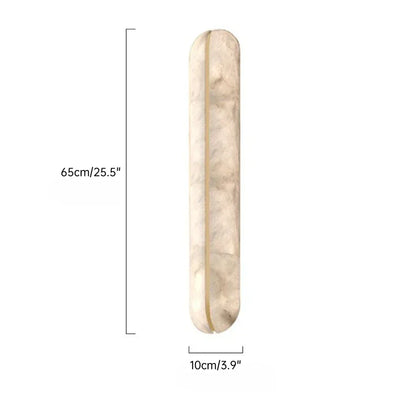 Verthara Premium Spanish Marble & Copper Wall Sconce D