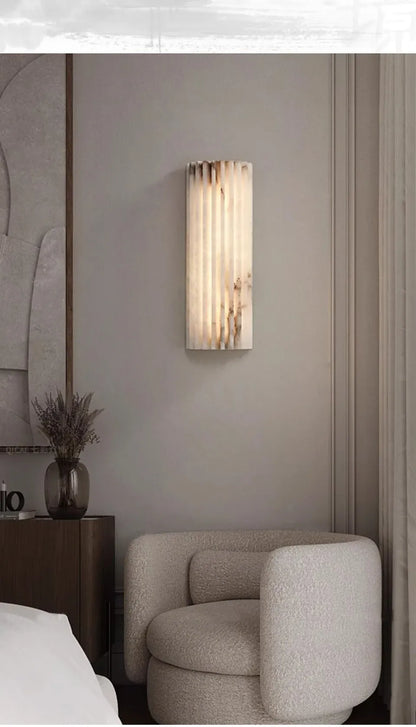 Verthara Premium Spanish Marble Stone Wall Light