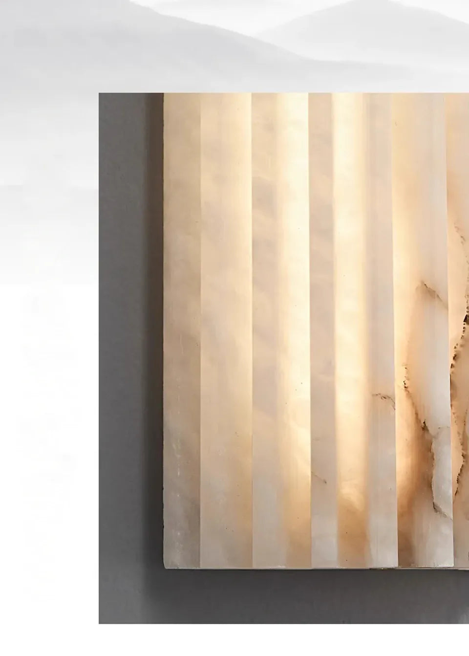 Verthara Premium Spanish Marble Stone Wall Light