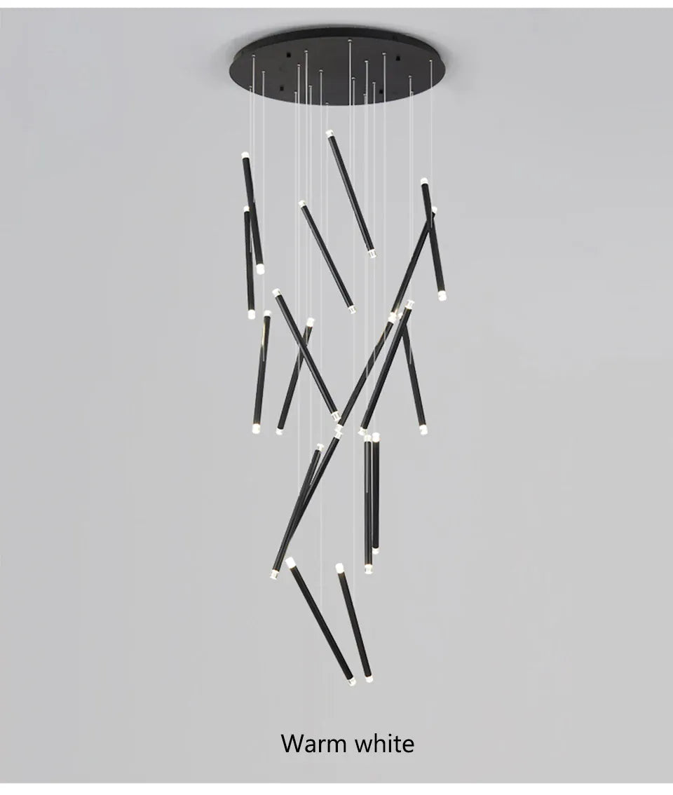 Verthara Premium Spiral Staircase Grand Chandelier