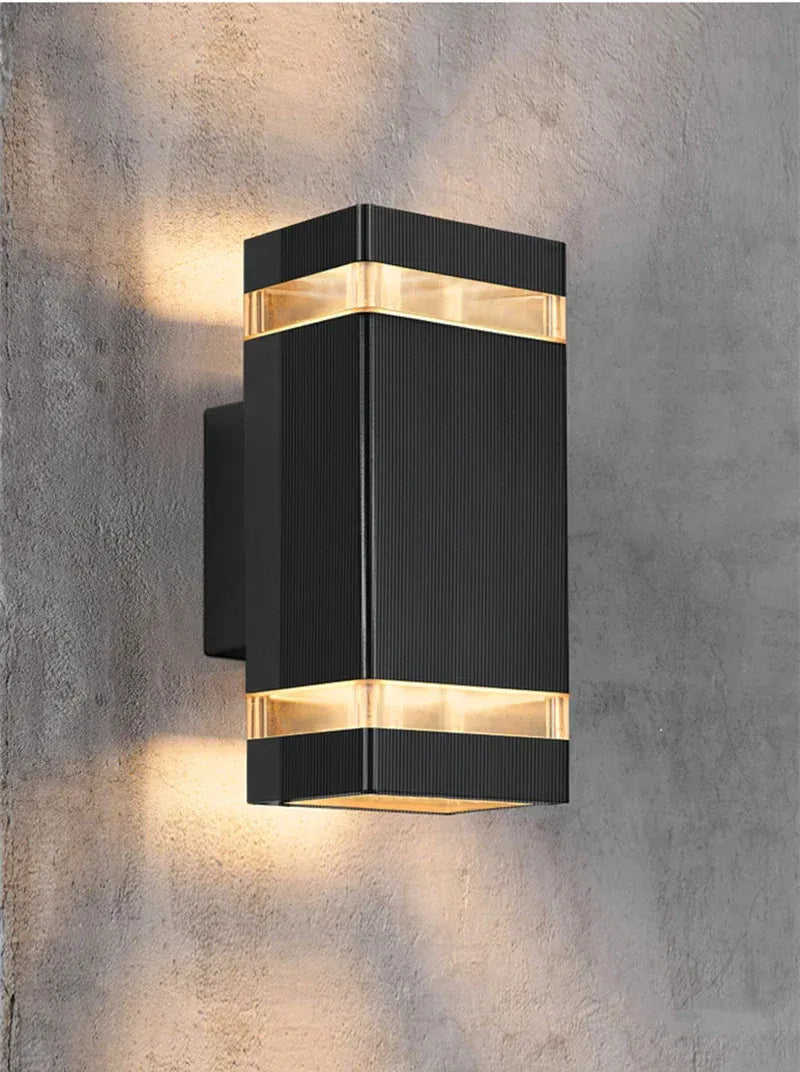 Verthara Premium Square E27 Outdoor Wall Sconce