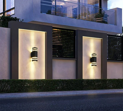Verthara Premium Square E27 Outdoor Wall Sconce