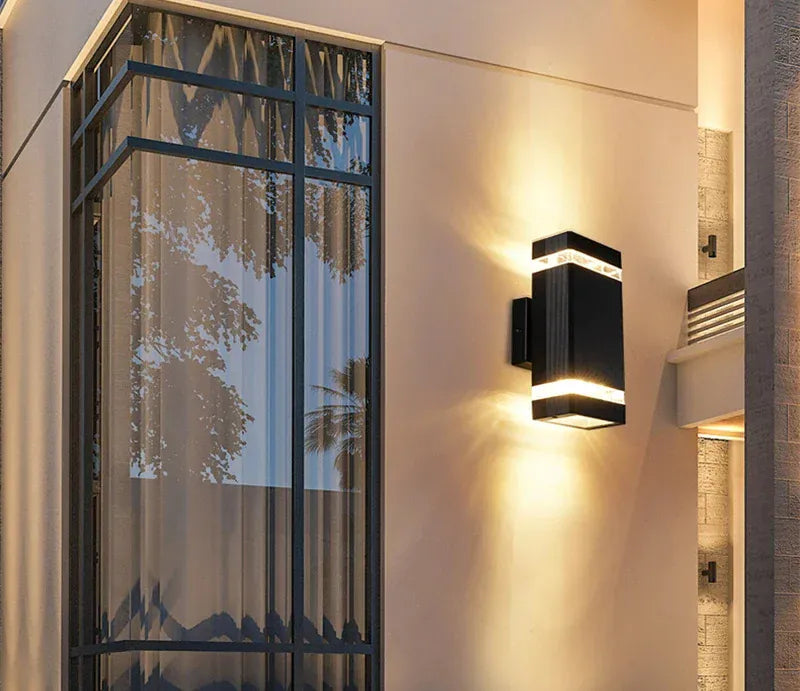 Verthara Premium Square E27 Outdoor Wall Sconce