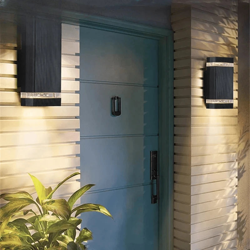 Verthara Premium Square E27 Outdoor Wall Sconce
