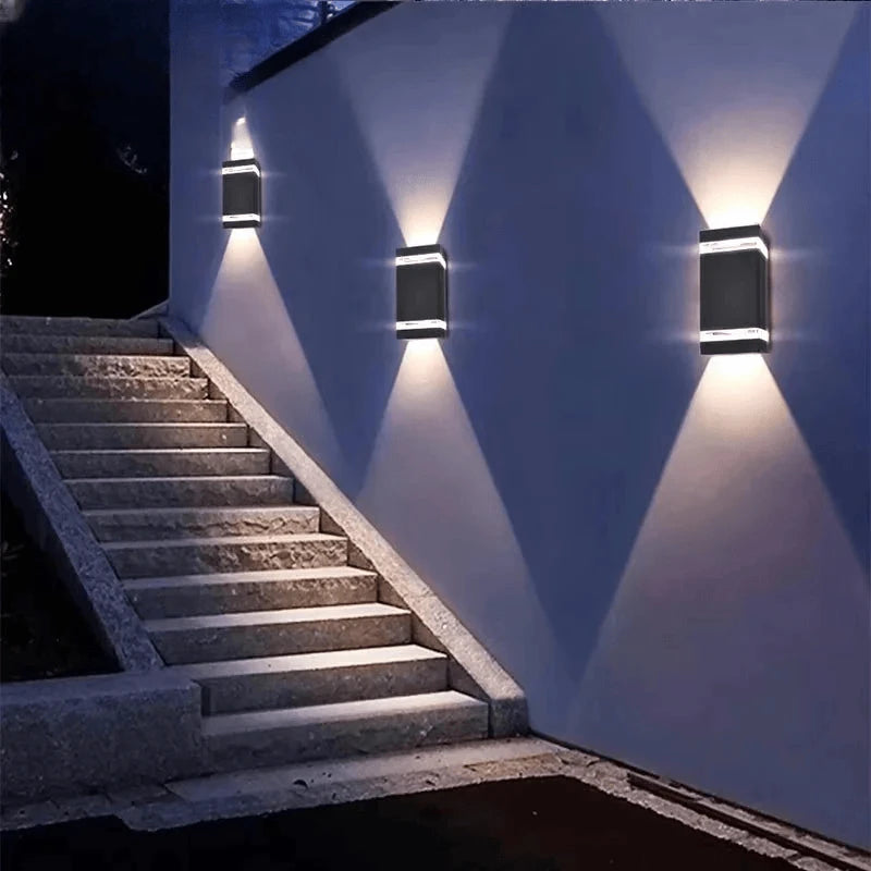 Verthara Premium Square E27 Outdoor Wall Sconce