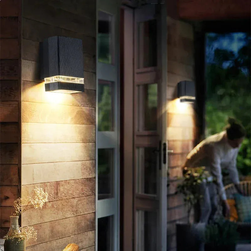 Verthara Premium Square E27 Outdoor Wall Sconce