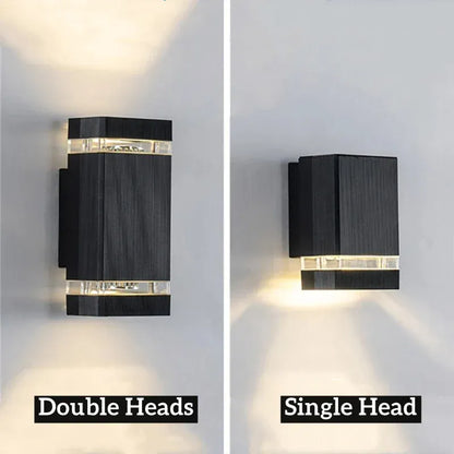 Verthara Premium Square E27 Outdoor Wall Sconce