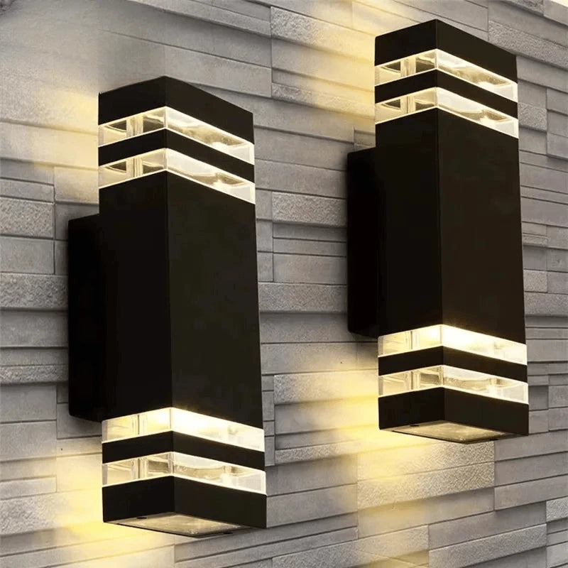 Verthara Premium Square E27 Outdoor Wall Sconce