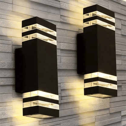 Verthara Premium Square E27 Outdoor Wall Sconce