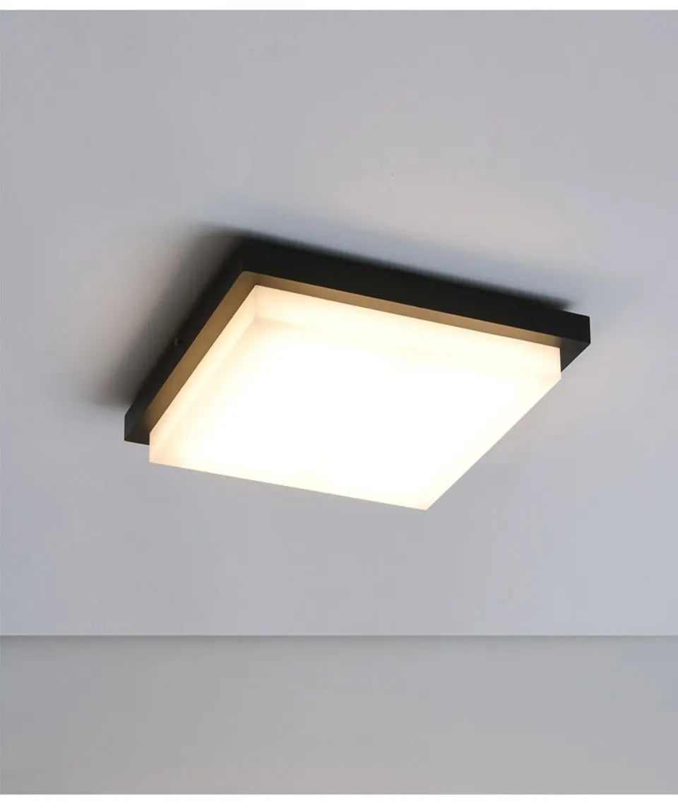 Verthara Premium Square Flush Mount Ceiling Light