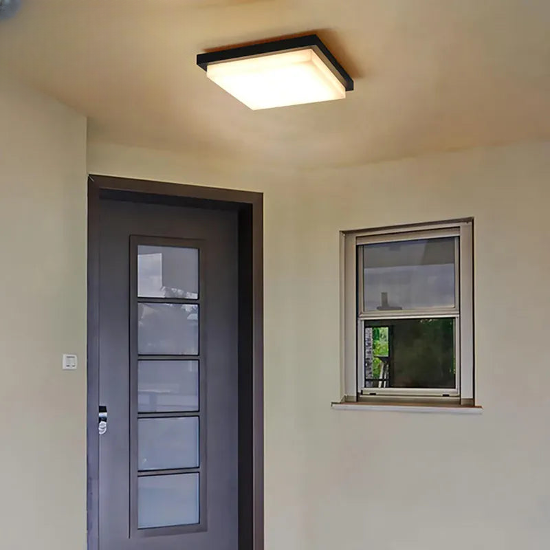 Verthara Premium Square Flush Mount Ceiling Light