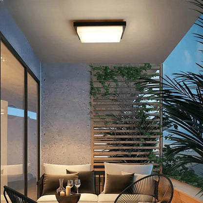 Verthara Premium Square Flush Mount Ceiling Light