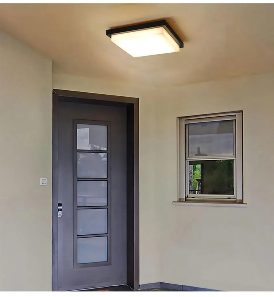Verthara Premium Square Flush Mount Ceiling Light