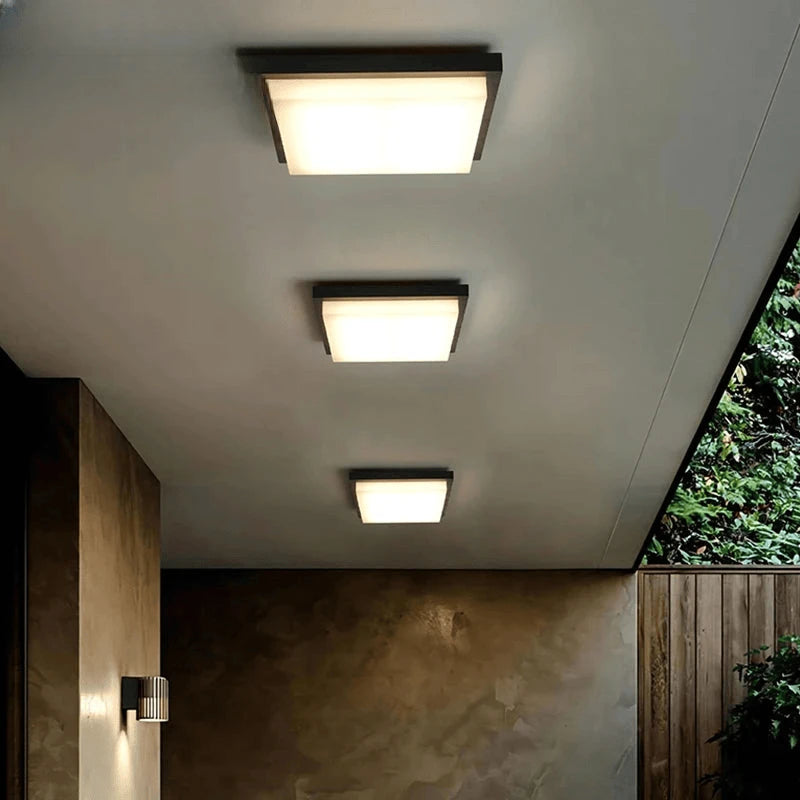 Verthara Premium Square Flush Mount Ceiling Light