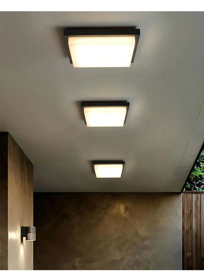 Verthara Premium Square Flush Mount Ceiling Light
