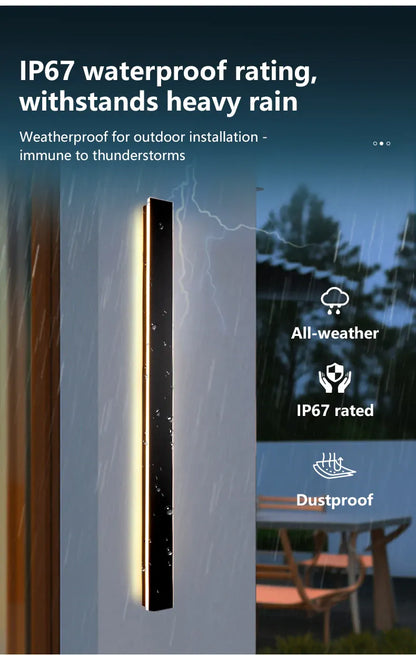 Verthara Premium Stainless Steel Dimmable Outdoor Wall Light