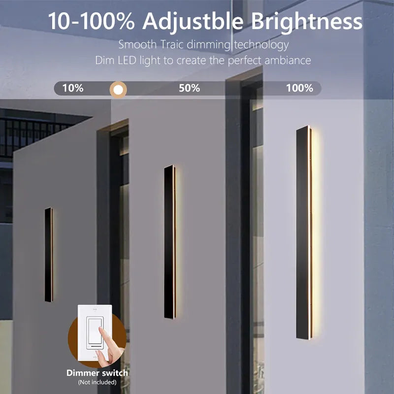 Verthara Premium Stainless Steel Dimmable Outdoor Wall Light