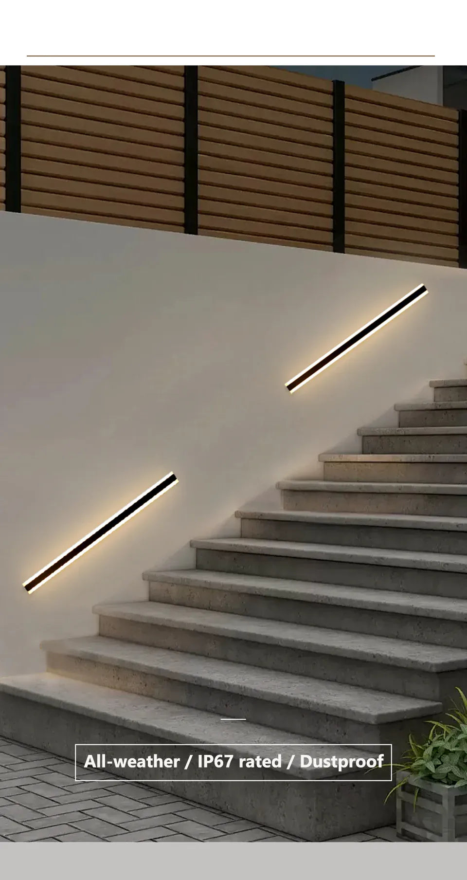 Verthara Premium Stainless Steel Dimmable Porch Wall Light