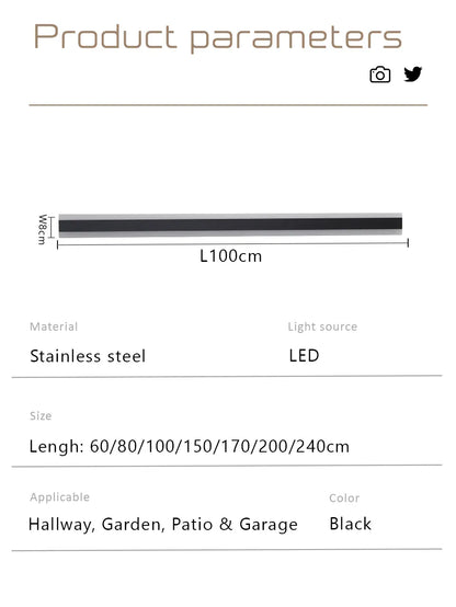 Verthara Premium Stainless Steel Dimmable Porch Wall Light