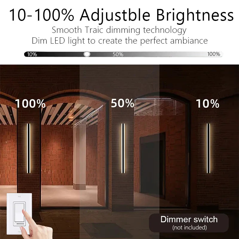 Verthara Premium Stainless Steel Dimmable Porch Wall Light