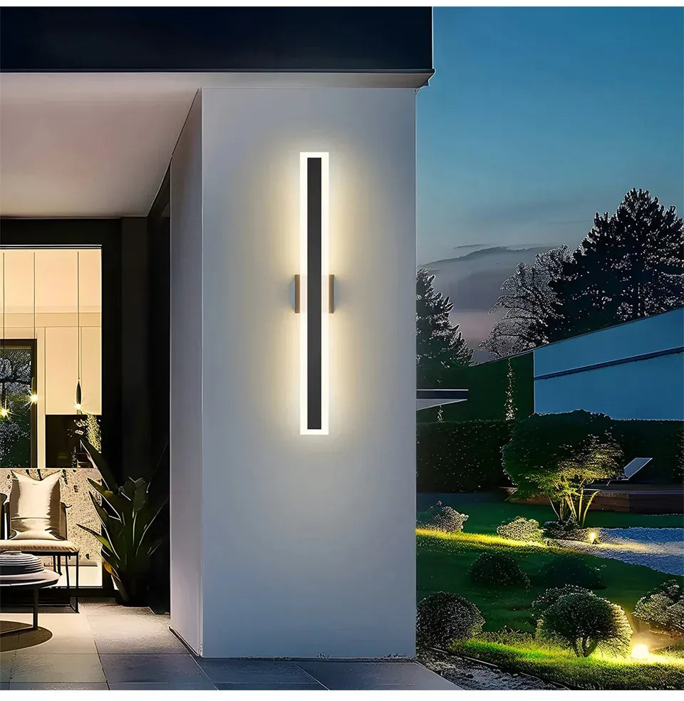 Verthara Premium Stainless Steel Long-Strip Porch Sconce