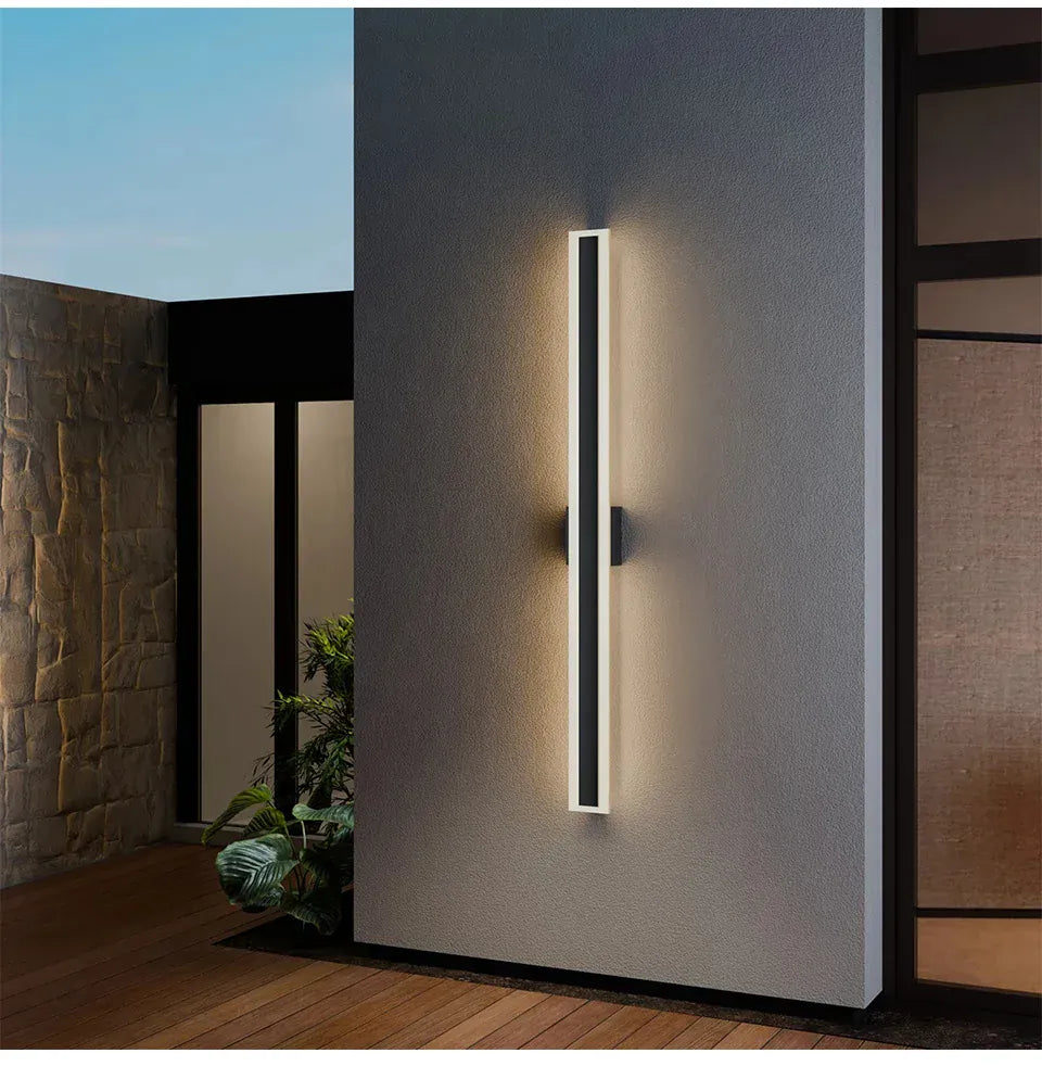 Verthara Premium Stainless Steel Long-Strip Porch Sconce