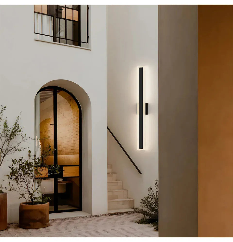 Verthara Premium Stainless Steel Long-Strip Porch Sconce