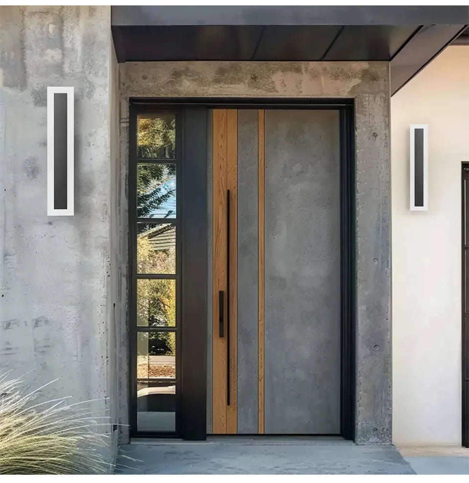 Verthara Premium Stainless Steel Long-Strip Porch Sconce
