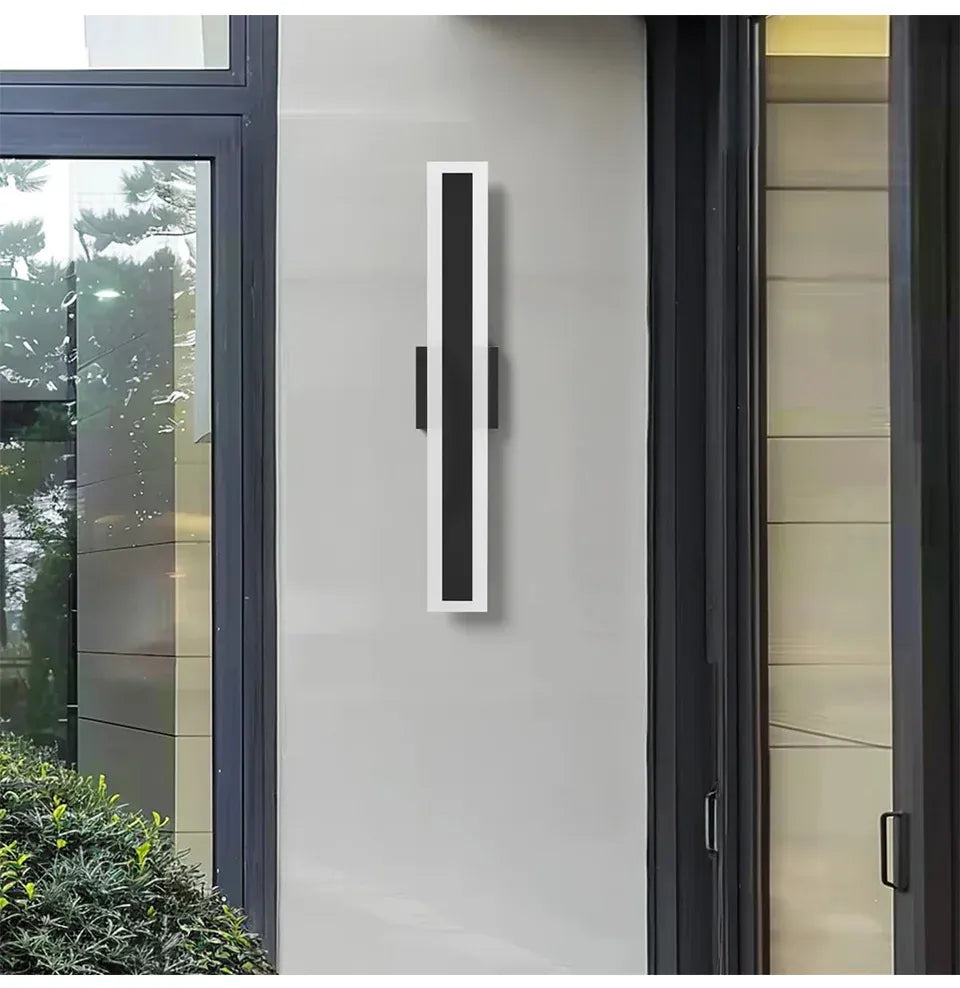 Verthara Premium Stainless Steel Long-Strip Porch Sconce