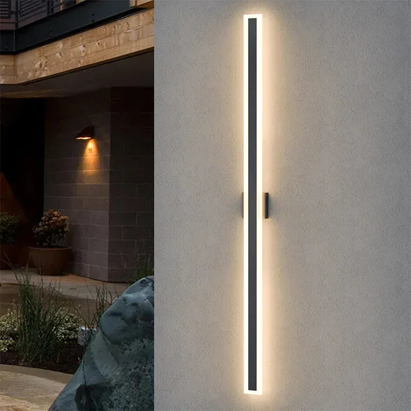 Verthara Premium Stainless Steel Long-Strip Porch Sconce